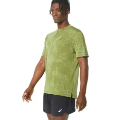 Asics Metarun Pattern 1/2 Zip SS Top