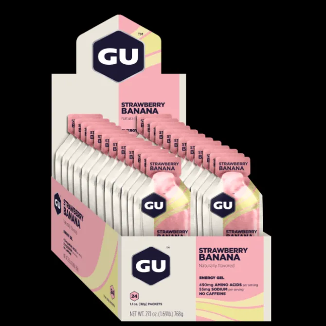 GU Energy Gel 24x32g (Strawberry Banana)