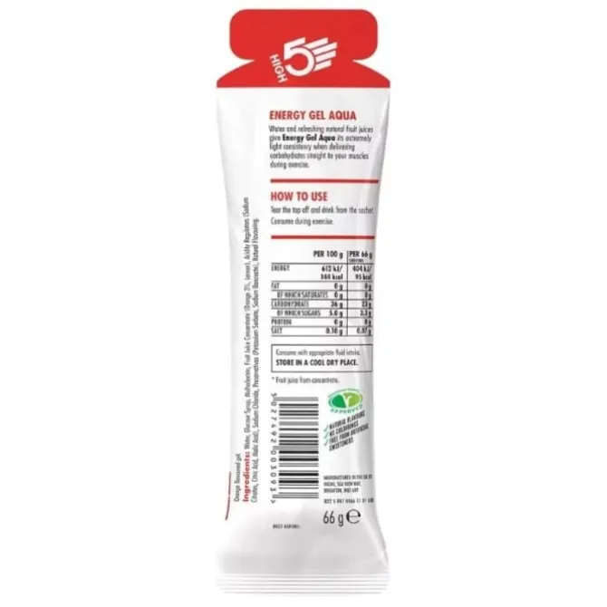 High5 Energy Aqua Gel Orange 66g