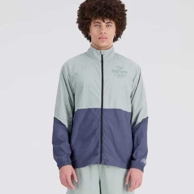 New Balance Graphic Impact Run Packable Jacket