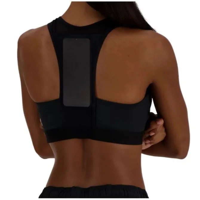 New Balance NB Sleek Medium Support Pocket Sports Bra