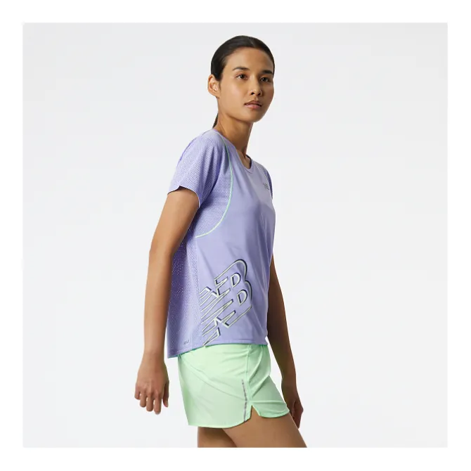 New Balance Printed Fast Flight Short Sleeve
