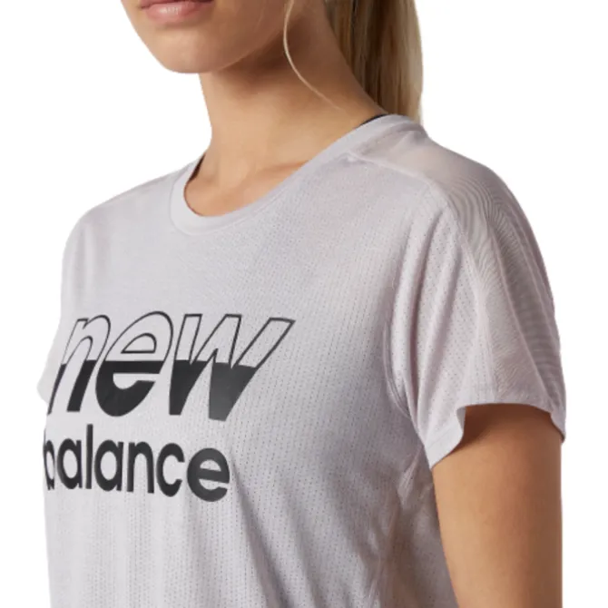 New Balance Printed Imp. Run Short Sleeve