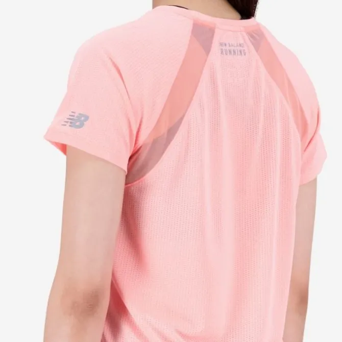 New Balance Printed Impact Run Short Sleeve