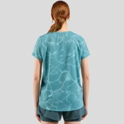 Odlo Zeroweight Chill-Tec Print T-Shirt Crew Neck